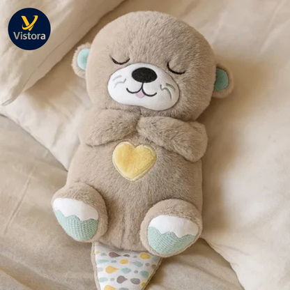 Breathing Teddy Bear with Soothing Music™ – Anxiety Relief Plush Toy for Kids & Adults - Vistora